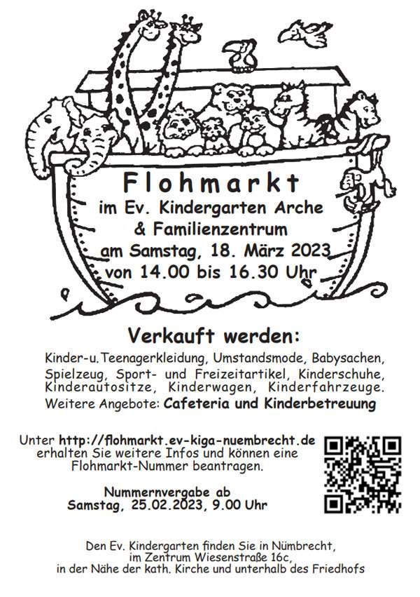 Flohmarkt im Kindergarten Arche Oberberg Aktuell