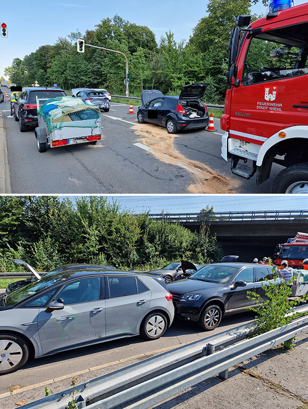 Auf Der Westtangente Krachte Es Zwei Mal Innerhalb Weniger Sekunden ...